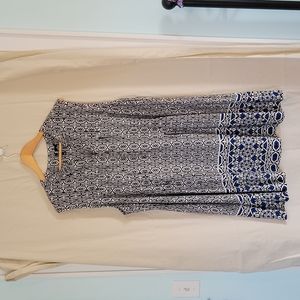 Sleeveless Black Bohemian Mini Tunic dress